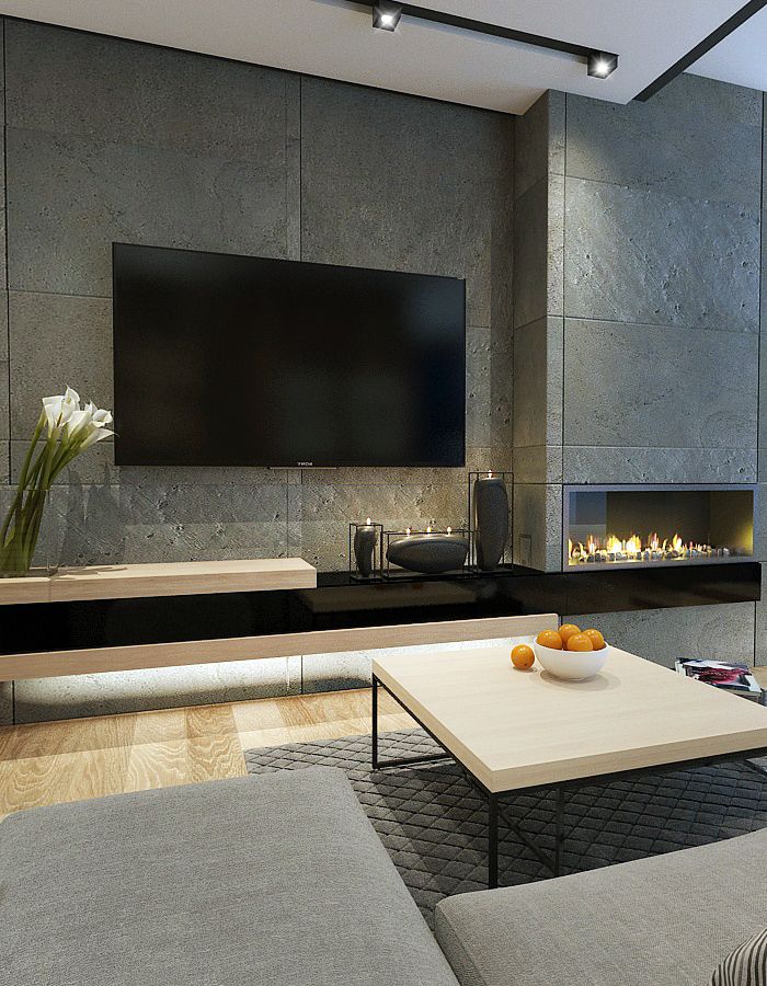 modern stone tv wall design luxazin