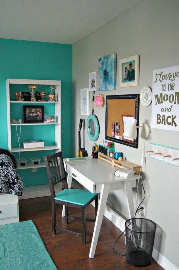blue color scheme projects inspiration teen room luxazin