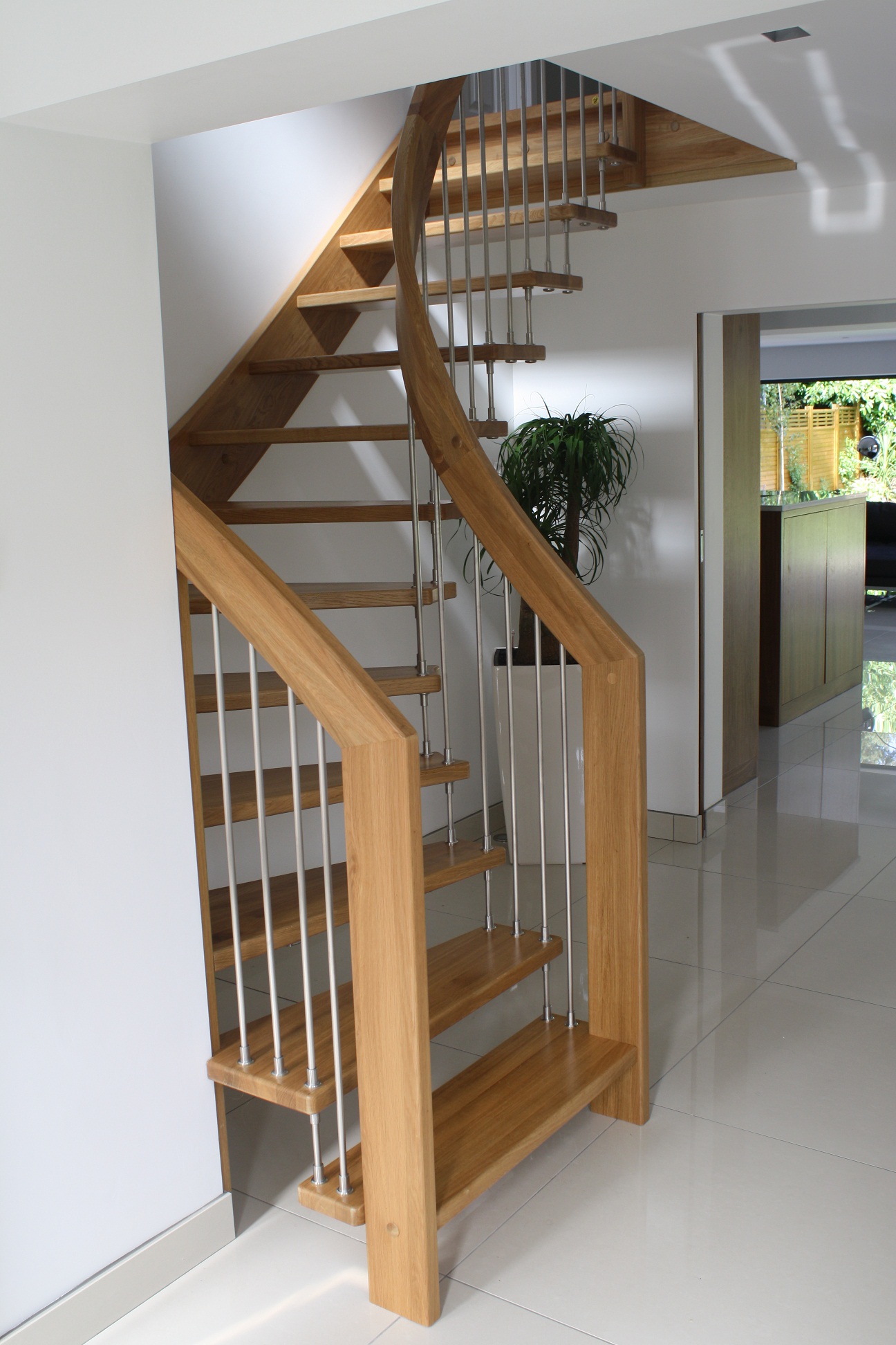 Modern Timber Staircase