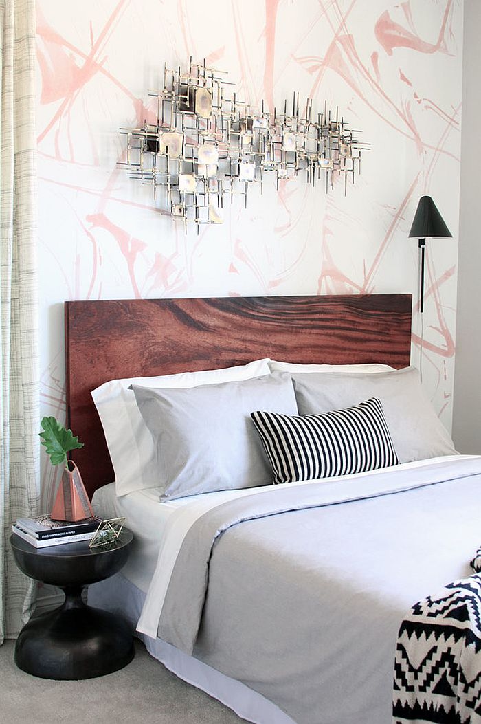Stylish midcentury modern bedroom design