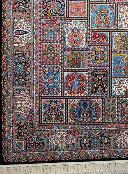 فرش خشتی فرش دستبافت ایرانی طرح خشتی
