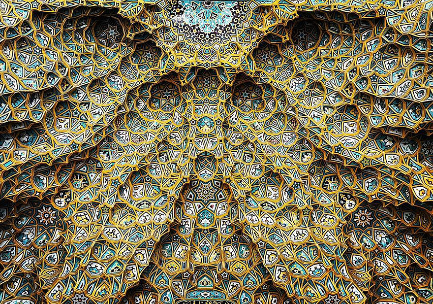 iran mosque ceilings 17