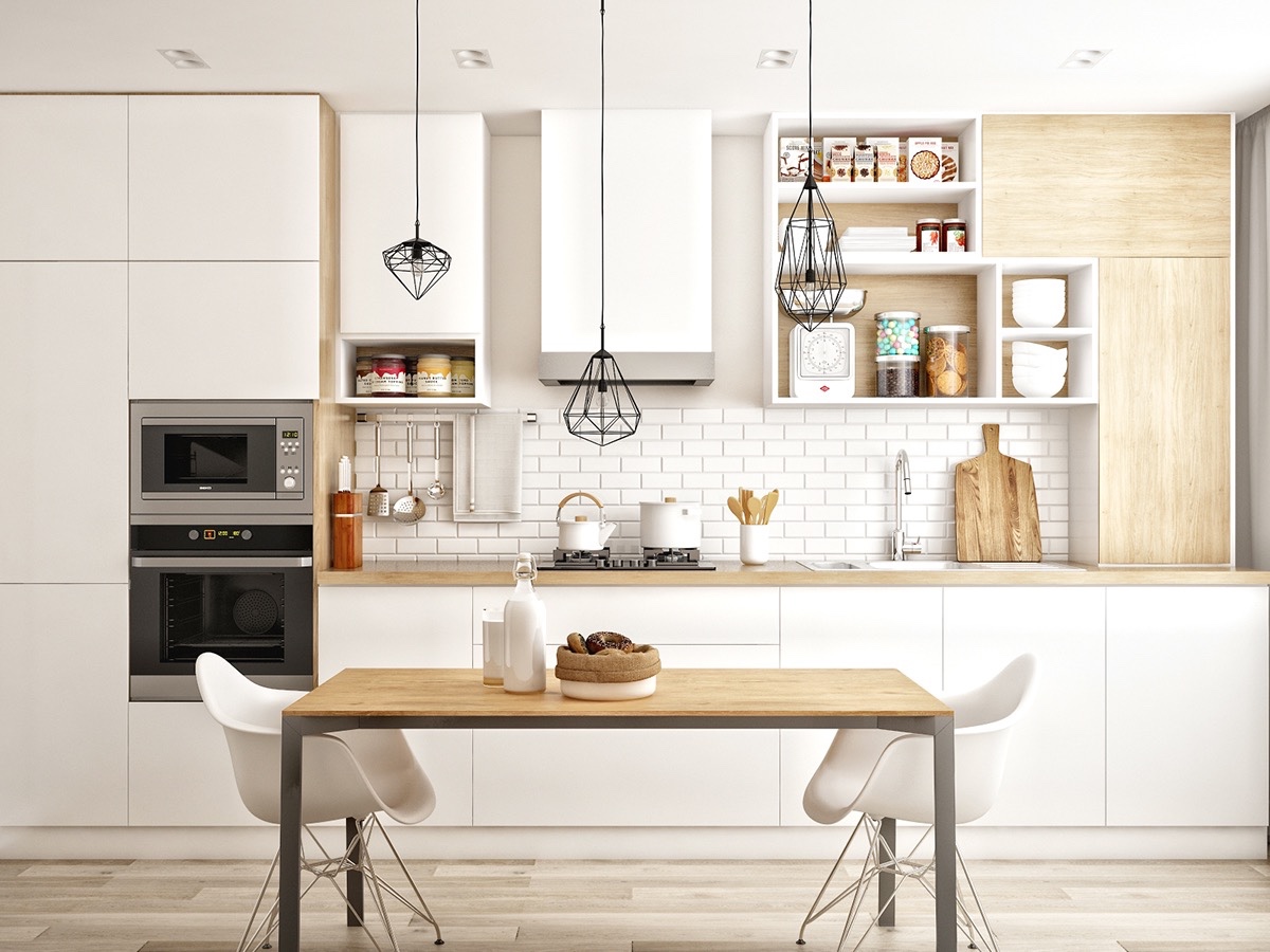 contemporary white kitchen luxazin