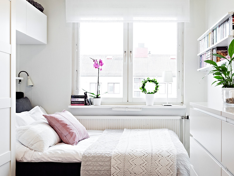 simple window in bedroom with white color luxazin