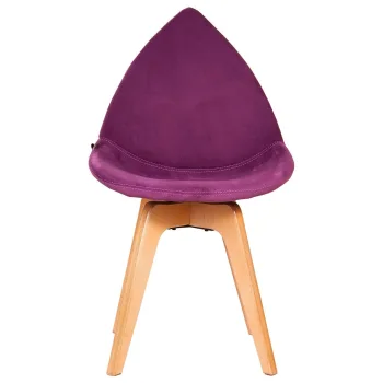 صندلی پایه چوبی تشکدار دیبا