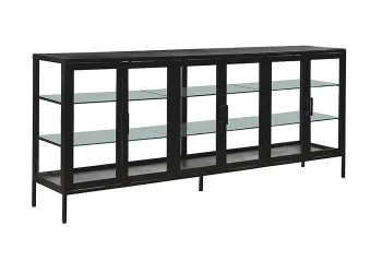 کنسول شیشه ای پایه فلزی مدل جلیسکو 