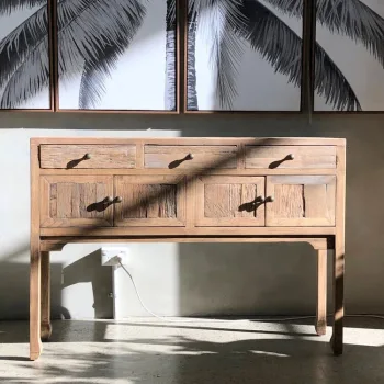 میز کنسول چوبی مدرن مدل لمد 