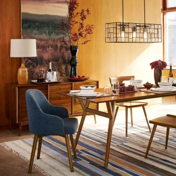 لوستر های خطی برای میز ناهار خوری