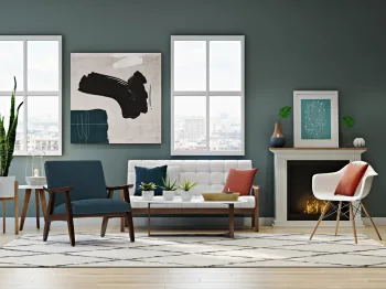 چیدمان اتاق نشیمن