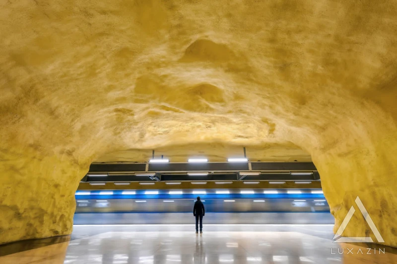 تصاویری از زیباترین متروی جهان در شهر استکهلم