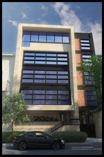 طراحی نمای ساختمان گوهردشت کرج